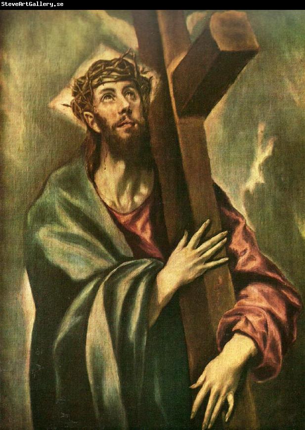 El Greco christ bearing the cross